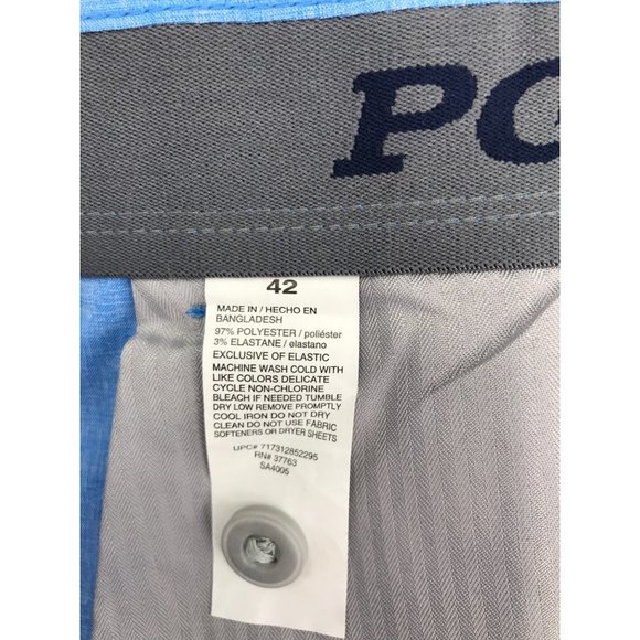 PGA Tour Mens Golf Short Stretch Waist Blue Size 42 NEW - Picture 6 of 6